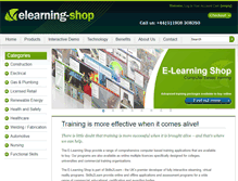 Tablet Screenshot of elearning-shop.co.uk